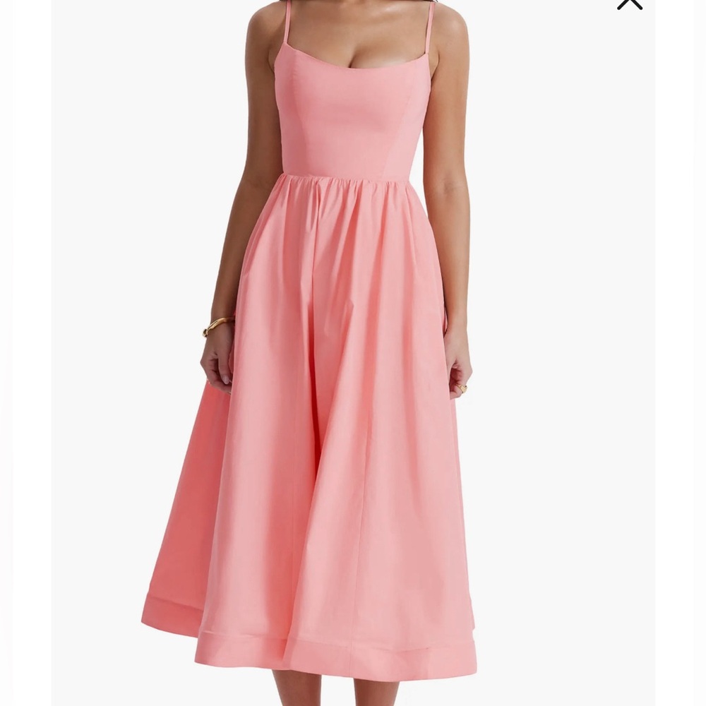 Lolita Corset Cotton Blend Fit & Flare Dress
HOUSE OF CB